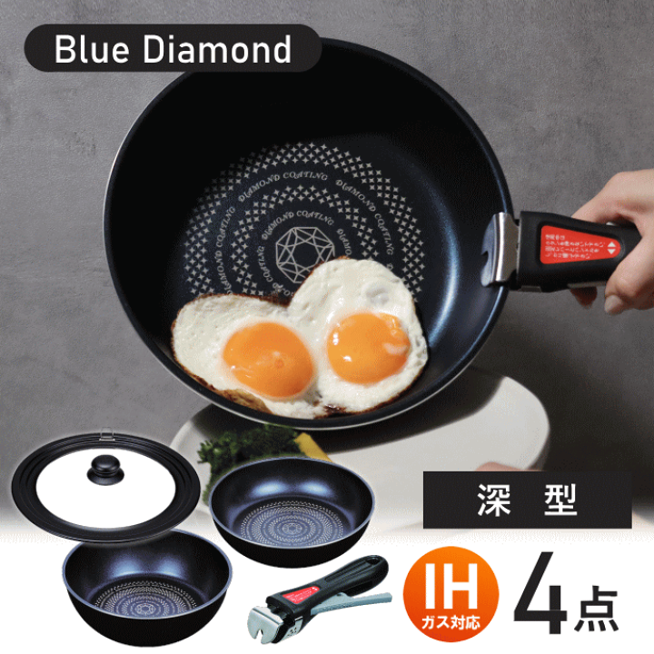 楽天市場】＼SALE ポイント5倍／フライパン セット 深型 蓋付き セット