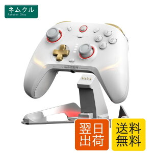 GameSir Cyclone 2 PC �R���g���[���[ Mag-Res TMR �X�e�B�b�N 1000Hz ���|�[�g ���[�g �z�[�� & �}�C�N�� 2-in-1 �g���K�[ RGB �Ɩ� �[�d�h�b�N�t�� PC/Switch/iOS/Android �p (��)