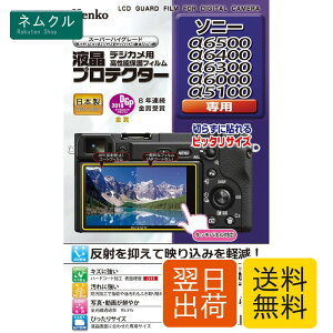 Kenko �t���ی�t�B���� �t���v���e�N�^�[ SONY ��6400 ��6500 ��6300 ��6000 ��5100�p KLP-SA6400 W76.8×H44.3mm �P���R�[(Kenko)