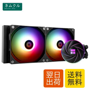 Thermalright AQUA ELITE 240 ARGB ����CPU�N�[���[�A240�N�[���[�T�C�Y�A120mm PWM�t�@��×2�AS-FDB�x�A�����O�AAMD/AM4�AINTEL LGA1150/1151/1155/1156/1200/2011/1700 �pARGB�I�[���C����������N�[���[�B