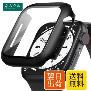 POLINK for Apple Watch�p �P�[�X Series 9/8/7/6/5/4/SE2/SE 41mm PC�f�� �����K���X �A�b�v���E�H�b�` �ی�p�J�o�[ �����^ ���ϋv �ϏՌ� �����ߗ� �w��h�~ for Apple Watch�p �J�o�[ �S�ʕی� �u���b�N