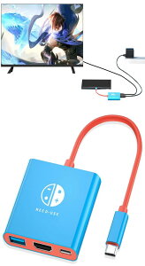 yV^zSwitch hbN ڂTVo Dnkeaur Steam DeckQ[@{ HDϊ/TV/e[u[h jeh[XCb` Switch OLEDhbN HDMIϊA_v^[4K@30Hz erڑP[u Type-C to HDMIϊ3in1 