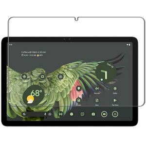 Google Pixel Tablet 用の ガラスフィルム GA04750-JP / GA04754-JP 10.95インチ 用の 保護フィルム 強化ガラス 液晶保護フィルム 指紋防止 飛散防止 高透過 高光沢 日本製 旭硝子 硬度9H 気泡ゼロ Google Pixel