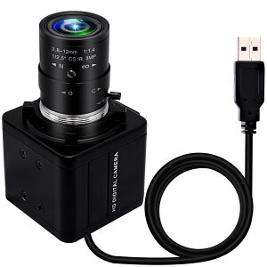 USB J ELP 1080P Ɠx 2.8-12mm 4X wY[Y 2MP H.264 USB EFuJ }jA N[YAbv Y[CуAEgAUVC Rs[^[cJ vOAhvC Windows M