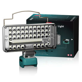 作業灯 ledワークライト投光器充電式マキタ18 Vバッテリー互換ガレージライト ライト 照明 屋外投光器集魚灯ワークライトマキタ互換電動工具USB&Type-C充電携帯型工事現場 (7")