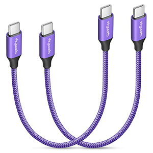 USB C P[uy0.3m 2{zetguuds ^Cvc P[u Z pdΉ 60W}[d Type c to Type c P[u 30cm CtoC P[u Z ϋviCMacbookAiPad Mini 6/Pro/AirAGalaxy S23 Ultra S23 S22 S21 S20 S10 A53 M23