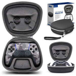 sisma コントローラケース 収納ポーチ for Dual Sense ワイヤレスコントローラ 保護 ケース 耐衝撃 ポーチ コントローラー全体を守ります『黒色』