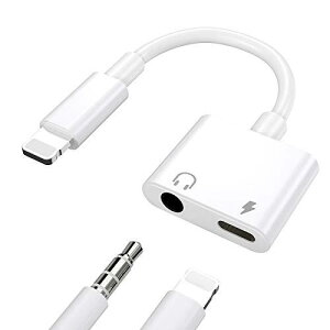 TOMPOL iphone イヤホンアダプタ 【Apple MFi認証品】 2in1 Lightning 3.5mm イヤホンジャック 変換 アダプタ 充電 同時 (iOS11〜16適用)