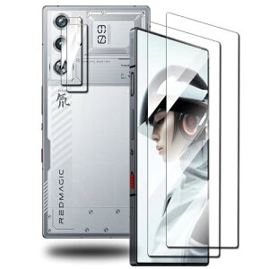 RedMagic 9 Pro �K���X�t�B����+ RedMagic 9 Pro�J�����t�B�����y���Ɏq���{���zRedMagic 9 Pro �w��F�ؑΉ� �d�x9H �ϏՌ� �X�N���b�`�h�~ �����z�� �I�o�I�[�o�[�h�~ �C�A�[�� �w��h�~ RedMagic 9 Pro ��