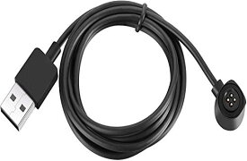 [マラソン期間中ポイント5倍]Turnwin Charger for POLAR(ポラール) M600 /LOOP/LOOP 2に対応交換用充電 ケーブル USBケーブル 高耐久 データ転送 スペア チャージャー M600/ loop/ loop2に専用スマートウォッチアクセサリ ブラック (一個)