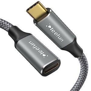 CLEEFUN USB C P[u Z/0.5m USB 3.1 Gen2(10Gbps) Type c P[u 50cm 100W/5A PD}[d ^CvC P[u C^Cv R[h ϋviCbvgbv/^ubg/X}[gz/n
