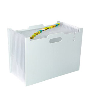 Tumosando ドキュメントスタンド ヨコ A4タテ 加厚発泡PP 13ポケット ジャバラファイル 持ち運び 区分けラベル付き アコーディオンファイル 大容量 書類ケース 伸縮ファイル 自立式 書類収納