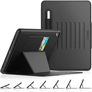 SEYMAC stock iPad  6/5 9.7C`(2018/2017) / Air2 / Pro 9.7 P[X ϏՌ pxu I[gX[v y[ J[h[ ͑SʕیJo[ (ubN)