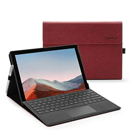 [マラソン期間中ポイント5倍]Omnpak 2021年発売のSurface Go3/2020年発売のSurface Go2/Microsoft Surface GOに対応ケース 10.5インチ 表面内蔵保護 多視角 スタンド 軽量 薄型 ペンホルダー付き PU スマート カバー タブレット対応