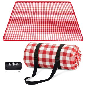 HUNDRUP ���W���[�V�[�g ����y 4�w�\���E ����@�􂢉� �z �h�� �s�N�j�b�N�V�[�g�唻 200X200cm 3�`8�l ���[�ܕt�� �s�N�j�b�N�V�[�g �܂肽���� �����^�т₷�� ���� �^���� ���Ԍ� �L�����v �A