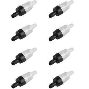 ZOYUBS 逆流防止弁 8個セット 逆止弁 チェックバルブ ノンリターン チェックバルブ バルブ カウンター 逆流防止バルブ 空気ポンプチェックバルブ 水族館の空気ポンプ 逆止弁 魚飼育用の水槽