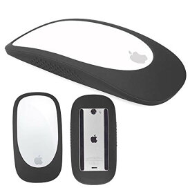 [マラソン期間中ポイント5倍]Magic Mouse1およびMagic Mouse2用のシリコンケースMagic Mouseプロテクターマジックマウスアクセサリ (黒)