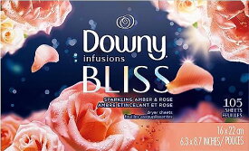 [マラソン期間中ポイント5倍]Downy ダウニー アンバーブロッサム シート 105シート(乾燥機用柔軟仕上シート)