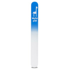 ティーレックス 赤ちゃんの爪にやさしい 出産祝い・ギフト ガラス製爪やすり Blue Giraffe ブルー