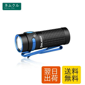 OLIGHT(�I�[���C�g) Baton 4 �t���b�V�����C�g 1300���[���� ���^ ���� ���i�K�����~�j �����d�� �n���f�B���C�g �[�d�� �L�����v�p �ނ�p �o�R�p �y�� IPX8�h�� �h�� ��d�΍�(�u���b�N)