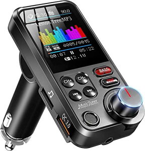 HUNDRUPy2023N(3)z FMgX~b^[ BT93 Bluetooth5.0 7EQݒ\ QC3.0}[d USB ×2 1.8C`J[XN[ /ቹDIY USB×2 nYt[ʘb AUXLڑ USB mic