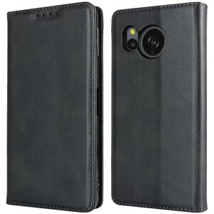 【Hamany】 AQUOS sense 8 ケース 手帳型 SH-54D 財布型 アクオス sense 8 ケース 耐衝撃 耐久性 耐摩擦 シャープ Sharp カバー カード収納 SHG11 マグネット内蔵 SH-M26 スタンド機能 レザー-紳士黒