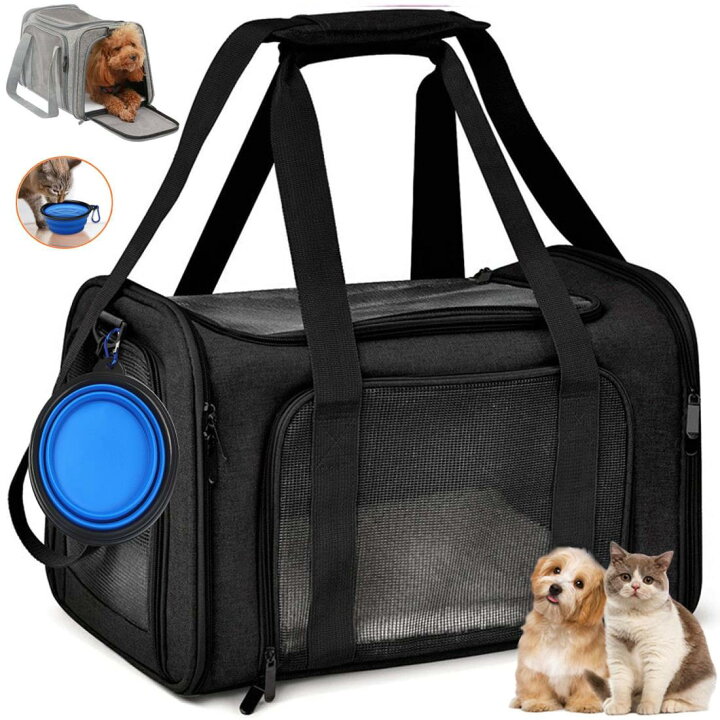 楽天市場】ペットキャリー 折りたたみ 猫 キャリー バッグ 小型犬 中 