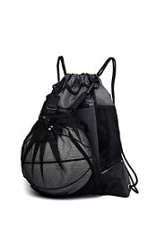[マラソン期間中ポイント5倍]YFFSFDC バスケットボールバッグ バスケ リュック サッカーボールバッグ ボールケース 軽量 便利 多機能 大容量 スポーツバッグ (グレー)