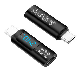 ELUTENG USB Type C ϊA_v^ o̓XN[\ 2Zbg PD 240W}[d 40Gbpsf[^] ^Cvc ϊRlN^ X to IX 8K@60Hzfo bg d d OTG@\t iPhone 15V