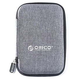 [マラソン期間中ポイント5倍]ORICO 2.5インチ ハードディスク 収納 ケース ポータブル HDD 保護ケース SSD本体/ケーブル 小物収納 擦り傷防止 防塵 耐衝撃 2.5型 SSD 収容 ケース ブルー PHD-25