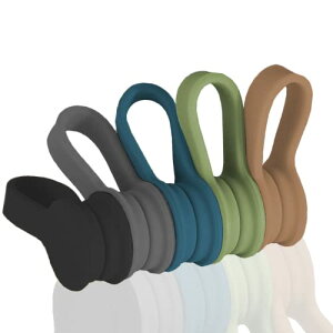 ケーブルクリップ マグネットクリップ 新型クリップ マグネットバンド 多用途 コードクリップ イヤホンクリップ 磁 力 コード 巻き取り イヤフォン USBケーブル コード収納 By MAVEEK(マビーカ)