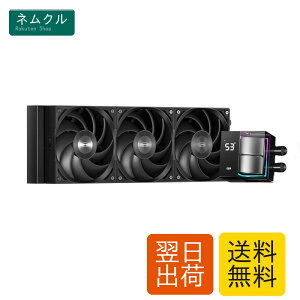 PCCOOLER CPS DS360 AIO �t��CPU�N�[���[ 360mm���W�G�[�^�[ LCD���j�^�[�t�� �É��t�@��3�� ARGB���C�e�B���O�Ή� Intel LGA 1700/1851/20XX & AMD AM4/AM5�Ή� ��