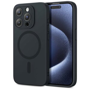 ESR for iPhone 15 Pro Max P[X MagSafet }Olbg[dΉ X VRP[X Ռz ʂƃJی CloudV[Y ubN