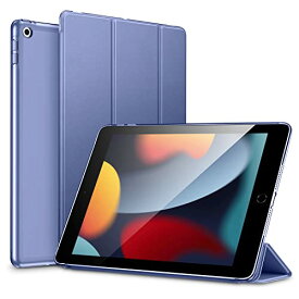 [マラソン期間中ポイント5倍]ESR iPad 9世代 ケース 10.2インチ ipad ケース 第7/8/9世代通用(2021/2020/2019モデル) 半透明 指紋防止 三つ折りスタンド オートスリープ/ウェイク機能対応 薄型 軽量 傷防止 耐衝撃 ハードカバー パープル