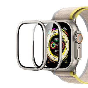 y2ZbgzESR Apple Watch Ultra 2 / Ultra 1 KXtB (2023/2022, 49mm) p yXeXX`[t[+KXtB ̌^z Sʕی AbvEHb` Ultra 49mm ʕیJo[ 