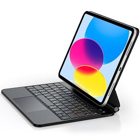 [マラソン期間中ポイント5倍]日本語マジックキーボード ESR iPad 第10世代 キーボード ケース iPad第10世代 (2022)用 マグネットケース フローティングカンチレバー 磁気吸着 バックライト付き タッチパネル搭載 ブラック