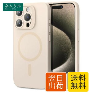 ESR for iPhone 15 Pro Max �P�[�X MagSafe�t�� �}�O�l�b�g�[�d�Ή� �X���� �V���R���P�[�X �Ռ��z�� ��ʂƃJ�����ی� Cloud�V���[�Y ���C�g�^��