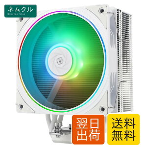 Thermalright Assassin Spirit 120 EVO WHITE ARGB CPU�N�[���[�A120mm PWM�É�ARGB�t�@��CPU�G�A�N�[���[�AAGHP 4th�e�N�m���W�[�AIntel lga1700/1150/1151/1200&AMD:AM4 /AM5�A�R���s���[�^�[�N�[���[���T�|�[�g