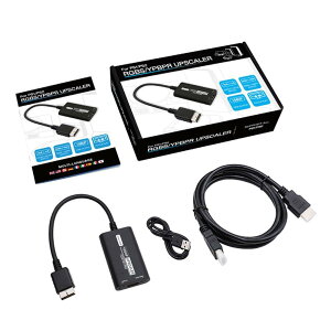 PS1/PS2 to HDMI �R���o�[�^�[ RGB-YPbPr �X�C�b�` 1080P�o�͑Ή� �A�X�y�N�g��16:9/4:3 �v���O�A���h�v���C HDMI�P�[�u���t��