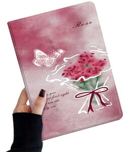 可愛い 花柄 iPad Mini 第6世代 2021 ケース iPad ミニ カバー pencil 収納可能 ブック式 アイパッド ミニ6 おしゃれ 女性 柄物 イラスト 印刷 スタンド機能 カバー(iPadMini6, 柄E)