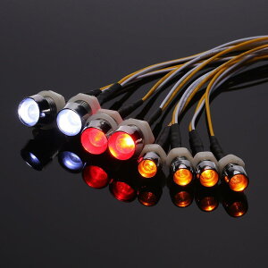 Goolsky 8 LED���C�g�L�b�g 2*���� 2*�Ԃ� 4*���F���C�g 1/10 1/8 Traxxas HSP Redcat RC4WD �^�~���A�L�V����SCX10 D90 HPI RC�J�[�p