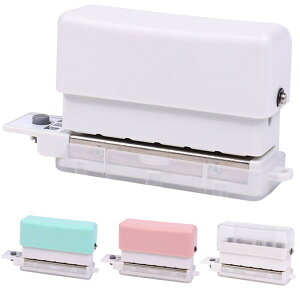 Moeagel ルーズリーフパンチ 6穴 A5/B5/A4対応 取扱説明書付き 使いやすい 30穴/26穴/20穴 強力 穴あけパンチ 省力 多機能穴あけパンチ 多穴パンチ コンパクト 軽量 持ち運び便利 DIY 手帳 単語帳作