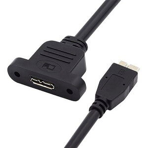 cablecc 5Gbps Micro USB 3.0 IX - Micro USB 3.0 X Type-B XN[}Eg^Cv P[u 50cm