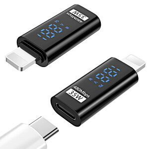 MoKo Type C to CgjO ϊA_v^ 2Zbg o̓XN[\ TypeC烉CgjOϊp A_v^[ 35W PD[dΉ 480Mbpsf[^] USB-C iPhone ϊRlN^ ^CvCiOSϊRl