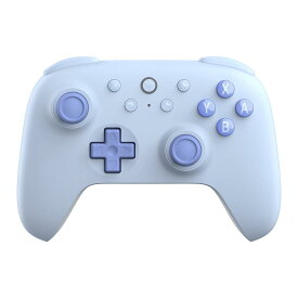 8BitDo Ultimate 2C Bluetooth コントローラーSwitch 用、 6軸モーションコントロール、ランブル バイブレーション、改良された D パッドとバンパー、ホール効果ジョイスティックを備えたワイヤレス コントローラー (Blue)