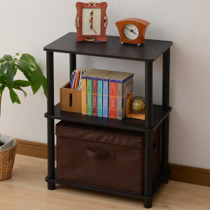 RP(YAMAZEN) bN I[vVFt 47×s27×63.5cm 3i RpNg^CvX pۂ g񂽂 _[NuE/ubN ISR-3IN(DBR3/BK)