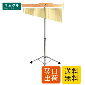 ENNBOM ツリーチャイム 25音 36音 ウィンドチャイム バーチャイム メッキ加工スタンド付き スティック付き (36音, ゴールド)