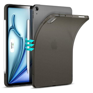 ESR iPad Air 11�C���` �P�[�X (M3/M2�A2025/2024) iPad Air ��5/4���� �P�[�X(2022/2020)��p �X�������y�� �ω��ϐ� �����w�ʃJ�o�[ Pencil Pro/USB-C�Ή� Zero�V���[�Y ������u���b�N