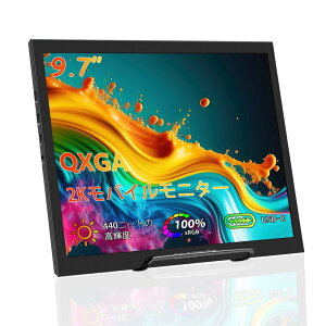 oCj^[ 9.7C` 2K𑜓x|[^ufBXvC IPSpl 2048x1536P 100%sRGB HDR Type-C/Mini HDMIڑ\ S4/PS5/XBOX/Switch/PC/MacȂǑΉ