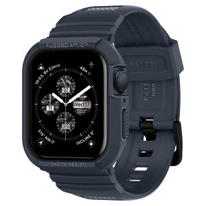 Spigen Apple Watch 45mm | 44mm ̌^ oh P[X y Apple Watch 9 / 8 / 7 / SE2 / SE / 6 / 5 / 4 Ή z Jo[ ϏՌ PC TPU d\ X|[coh  Ռ z ϋv h~ MbhEA[}[E